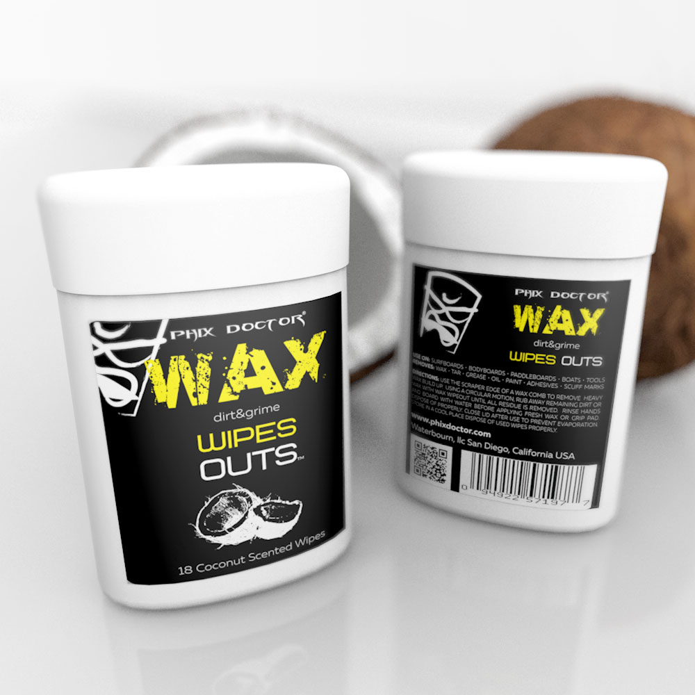 WAX WIPE OUTS - POWERFUL, PORTABLE BOARD CLEANER BY PHIX DOCTOR